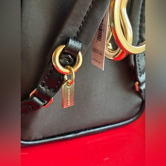 COACH key holder,COACH Coin purse,Coach Black and Brown Daisy Key Holder - Picture 5 of 10